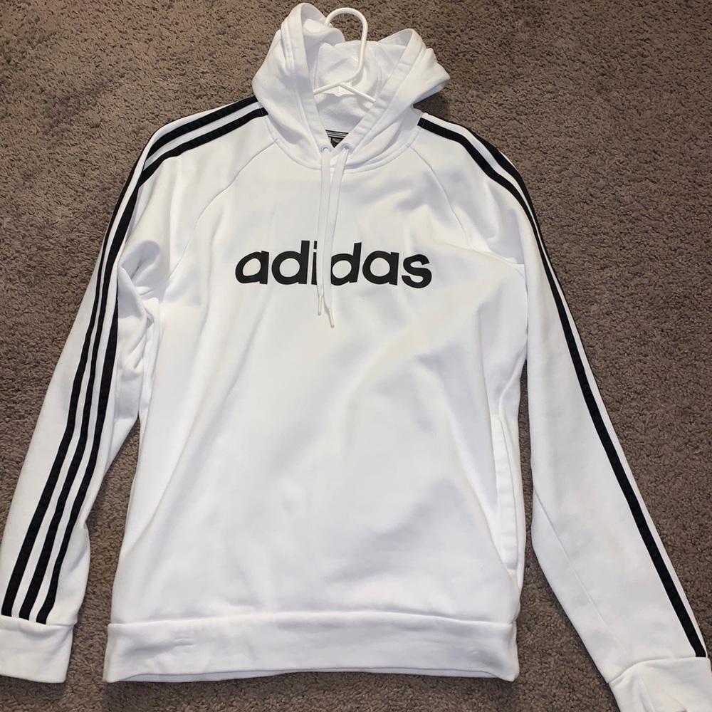 3 stripe Adidas hoodie